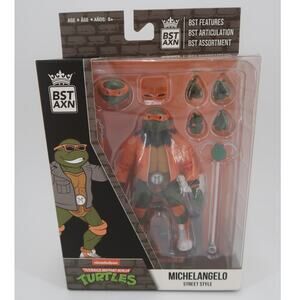TMNT BST AXN Teenage Mutant Ninja Turtles Street Style Michelangelo Orange